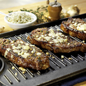 Steak with Gorgonzola Thyme Crust