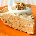 Frozen Banana Walnut Toffee Pie